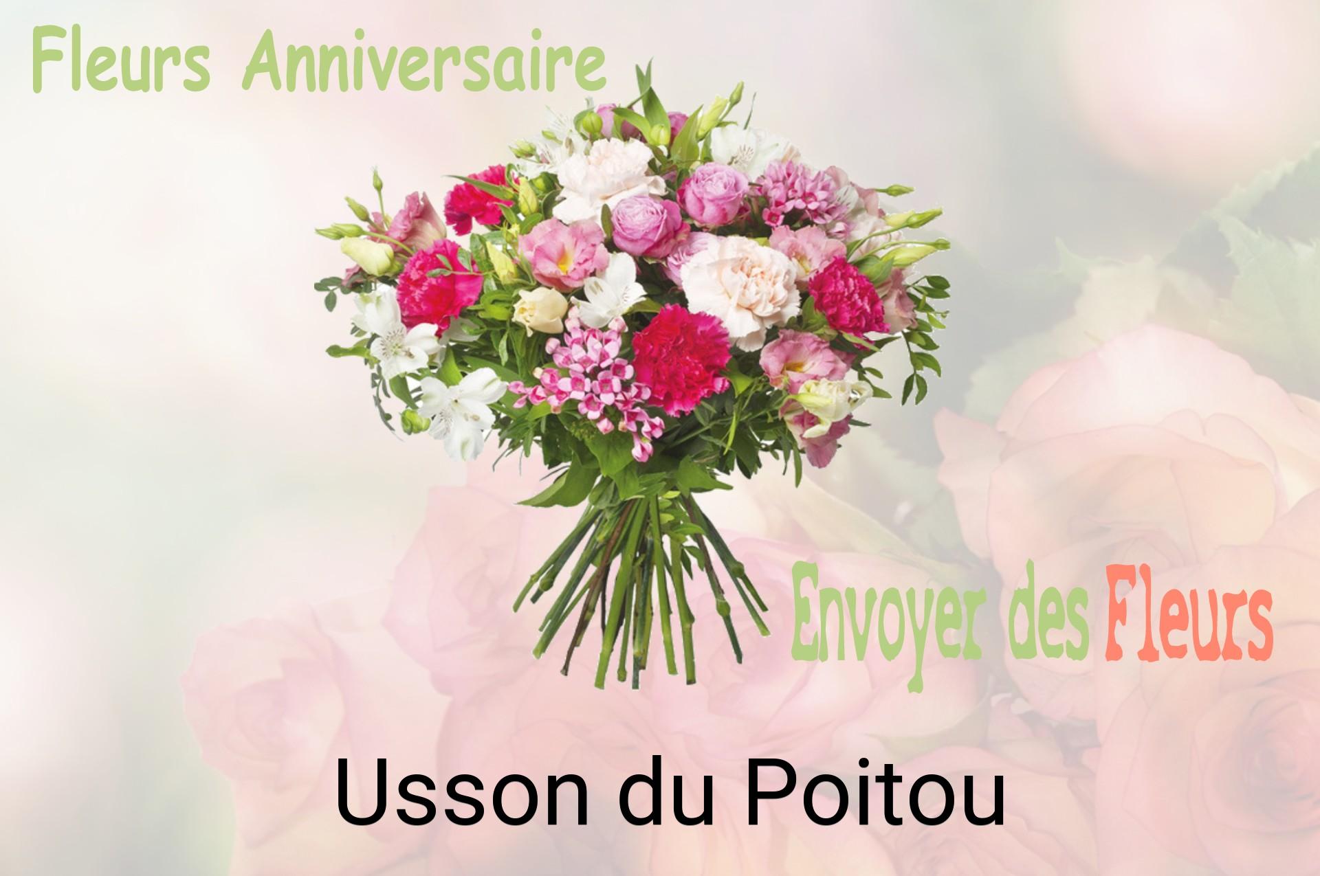Bouquet de fleurs d’anniversaire livré à Usson-du-Poitou
